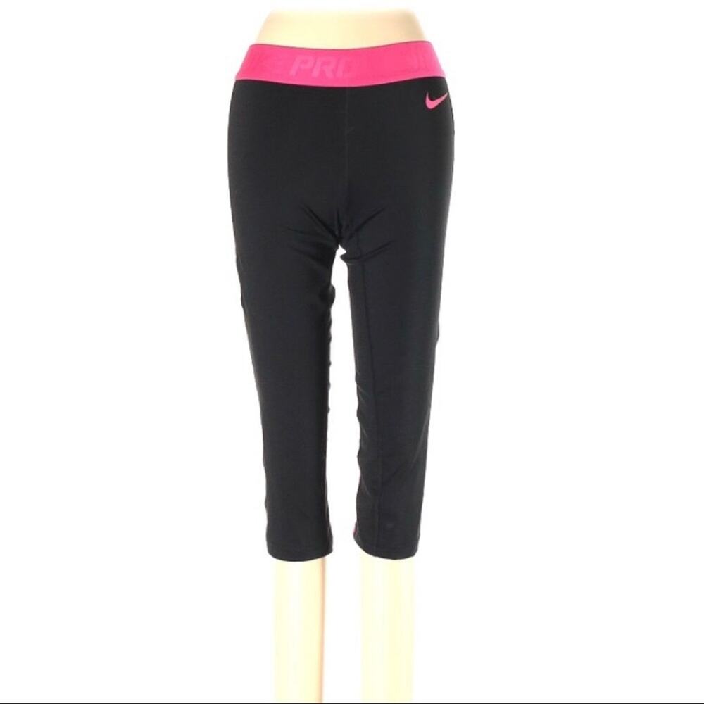 Nike Pro Leggings HyperCool‎ Flash Capri Activewear Pants Running XS Women's